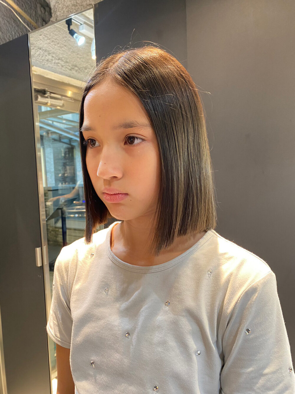 杉山紗英 カット カラー トリートメント