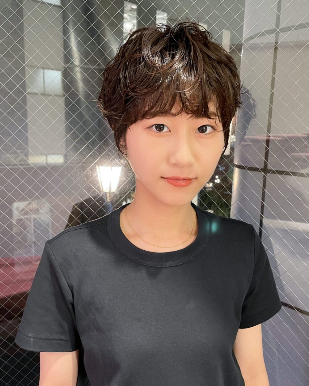 橋口晃典 ショート ウルフ ナチュラルパーマ