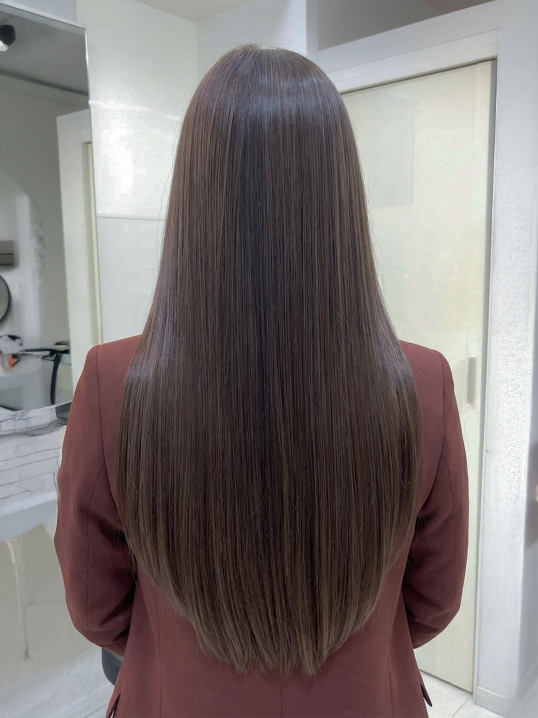 ケアスムージングストレートと髪質改善縮毛矯正のヘアスタイル 溝上早保 TONI&GUY原宿